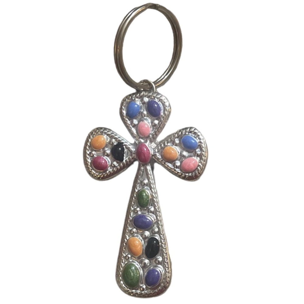 Cross keychain